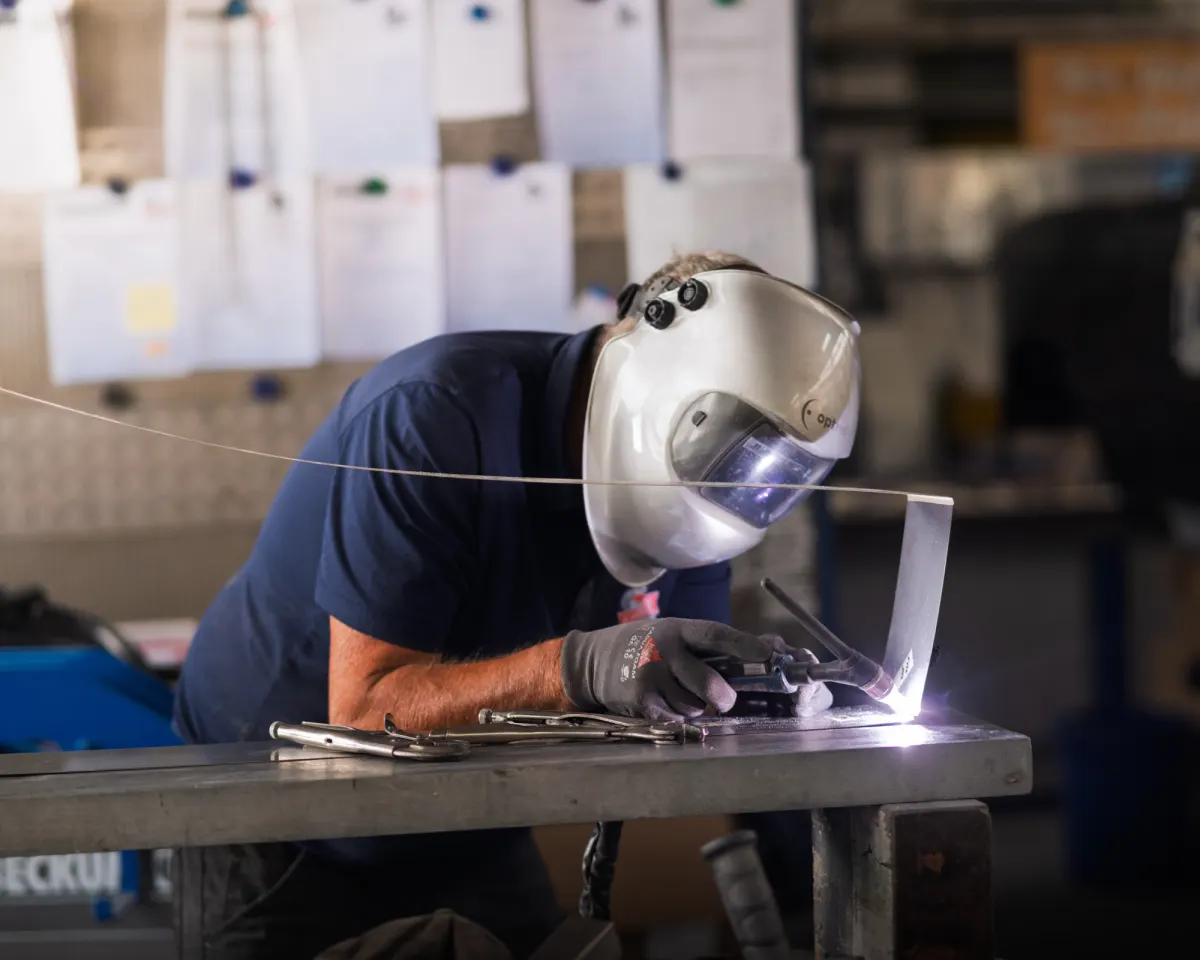 Schweißen in der Werkstatt
